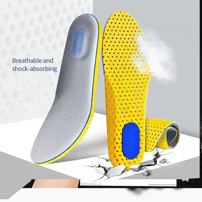 3Pairs Memory Foam Orthopedic Insoles for Feet Shoe Sole Pad Mesh Deodorant Breathable Sneakers Running Cushion for Men Women - PCWLDASHRES