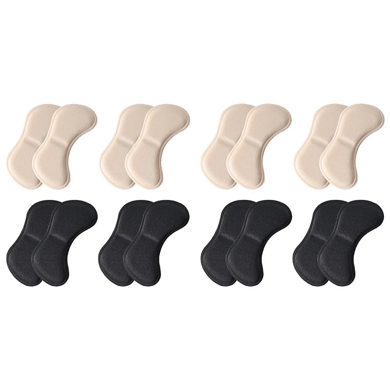 4 Pairs/8 Pairs Heel Insoles Pads Patch Pain Relief Anti - wear Cushion Feet Care Heel Protector Adhesive Back Sticker Insole - PCWLDASHRES