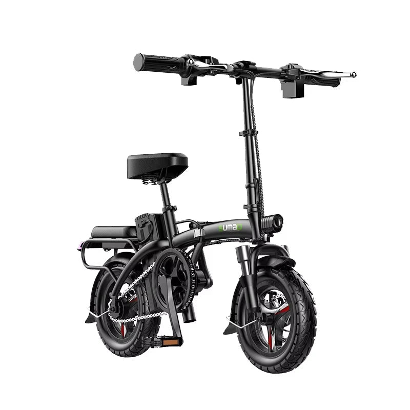 400W Folding E - Bike 20MPH, 45 - Mile Range, 48V Removable Battery Disc Brakes for Adults Commuting & Fitness Electric Bicycle - PCWLDASHRES