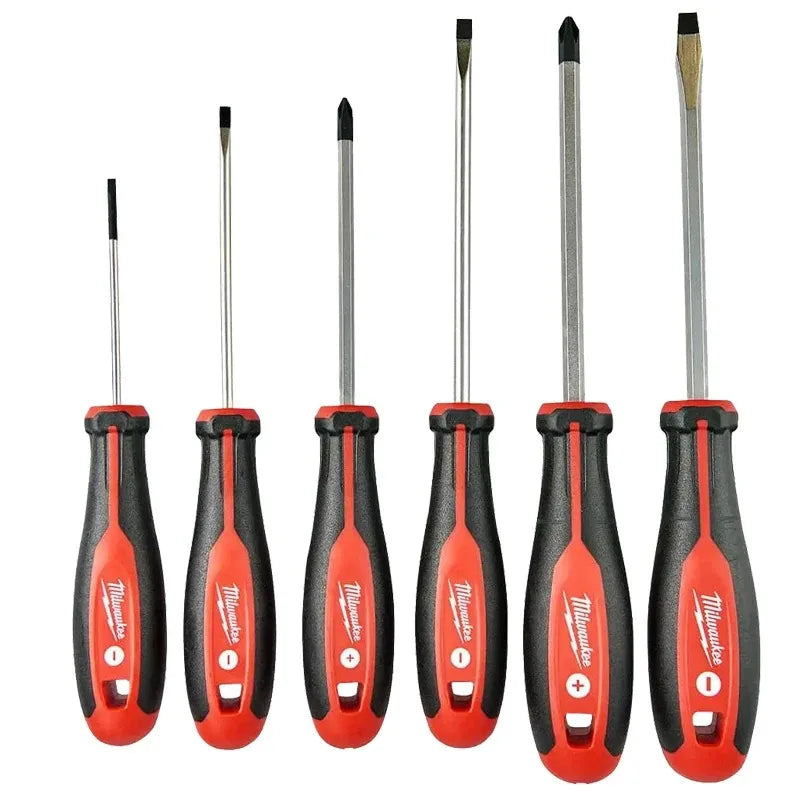 Milwaukee 4932471807 6 PIECE SCREWDRIVER SET High Torque Applications Comfortable Grip High Efficiency Tool Accessories