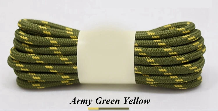 1Pair Outdoor Shoelaces Sports Round Shoes Lace Hiking Slip Rope Laces Sneakers Boots Shoelace 100/120/140/160cm Strings