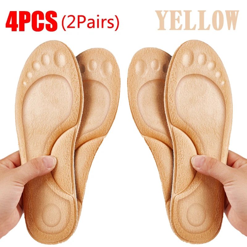 4D Massage Warm pile Shoes Insoles Super Soft Latex Sports Insole for Feet Running Basket Shoe Sole Arch Support Orthopedic - PCWLDASHRES