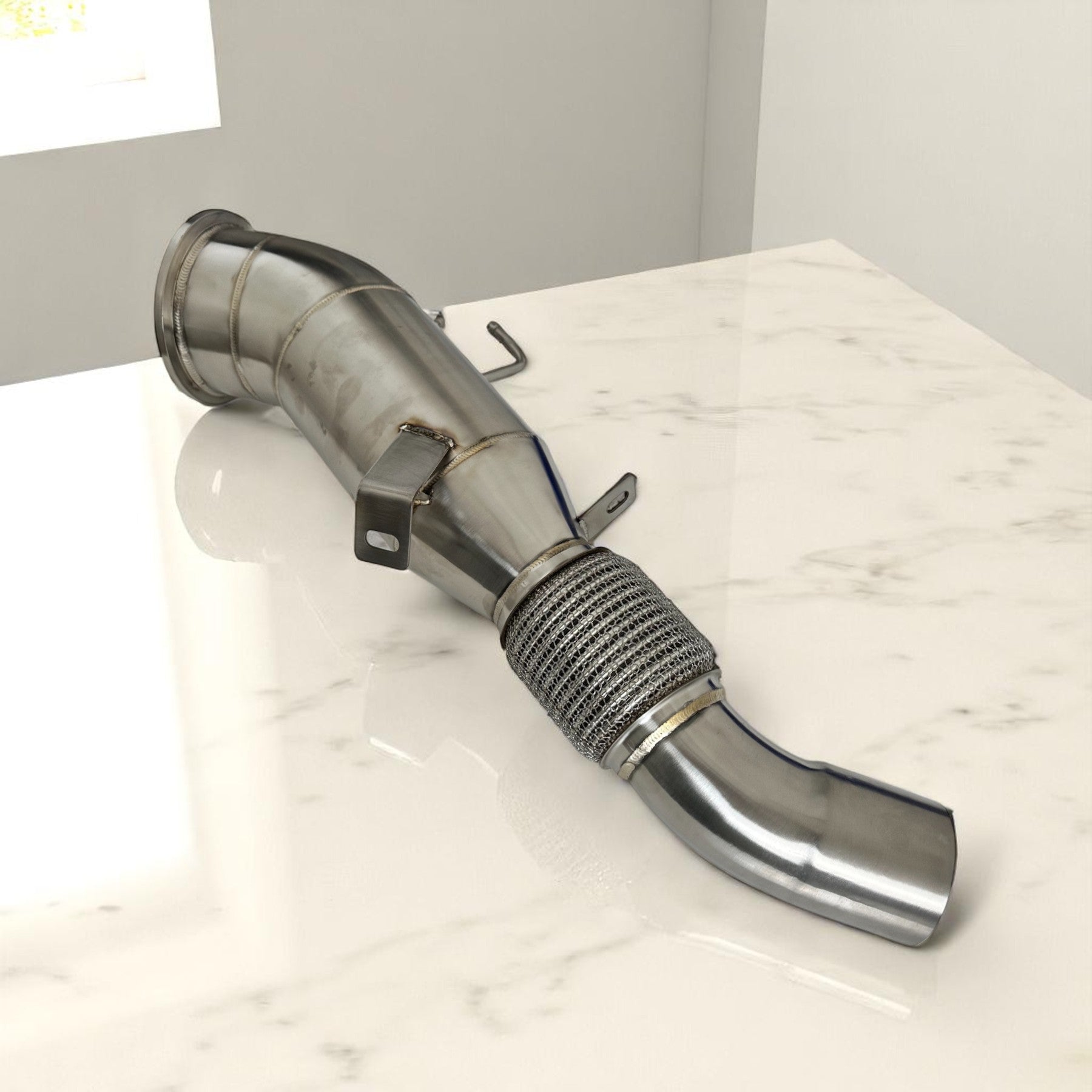 5 Inch Gen3 BMW B58 Downpipe - 2025+ M340i / M440i/ 540i/ 740i/ X3/ X5/ X6/ X7 - PCWLDASHRES