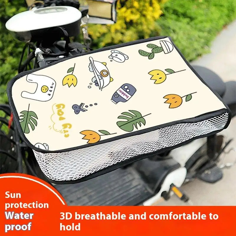 1 Pair Summer Sunscreen Heat Shading Gloves Electric Car Handlebar Cover Motorcycle Battery Car Hand Guard Cover
