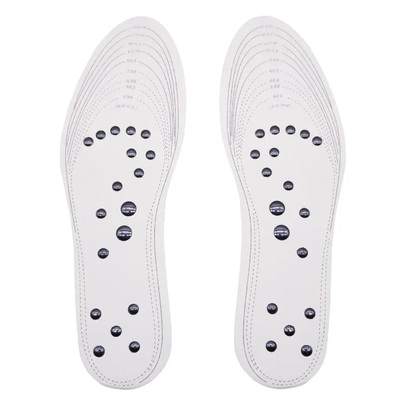 18 magnets Unisex Magnetic Therapy Massage Insoles Foot Acupressure Shoe Pads Therapy Slimming Insoles for Weight Loss