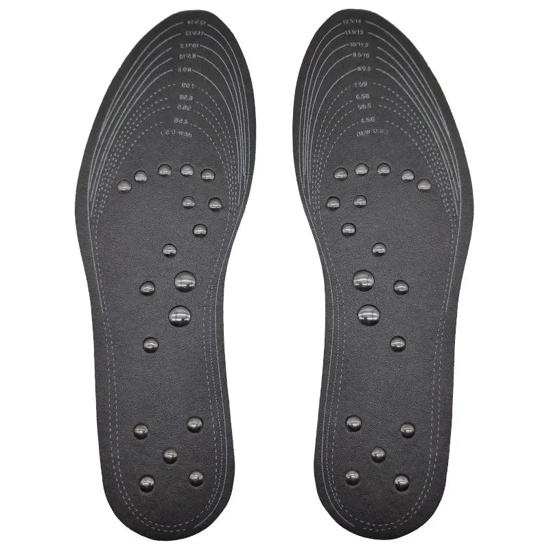 18 magnets Unisex Magnetic Therapy Massage Insoles Foot Acupressure Shoe Pads Therapy Slimming Insoles for Weight Loss