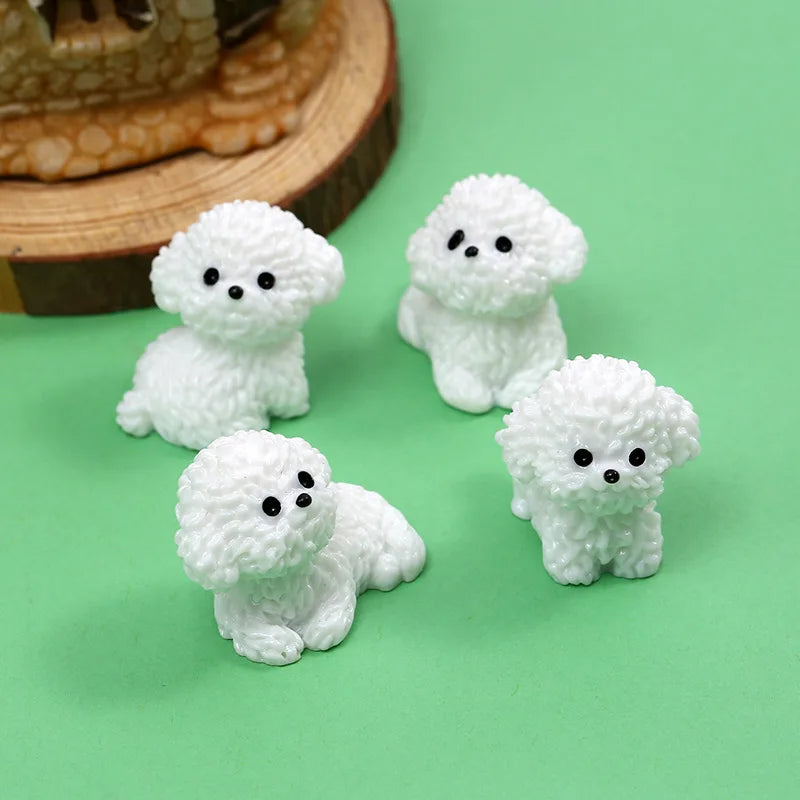 1/4Pcs Set 3D Cute Puppy Shoe Decoration DIY Charms for Clogs Sandals - Holiday Xmas Gift Idea