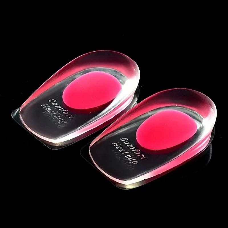1Pair Spurs Pain Foot Shoe Insoles Silicone Gel Orthopedic Insole for Feet Height Increasing Shoe Pads Shock Absorbing Shoe Sole