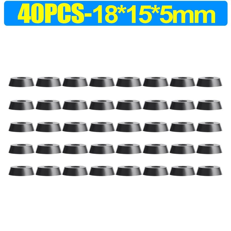 8/80Pcs Rubber Pads Floor Protectors Non - slip Cutting Board Furniture Bumper Gasket Table Chair Leg Cover Furniture Hardware Mat - PCWLDASHRES