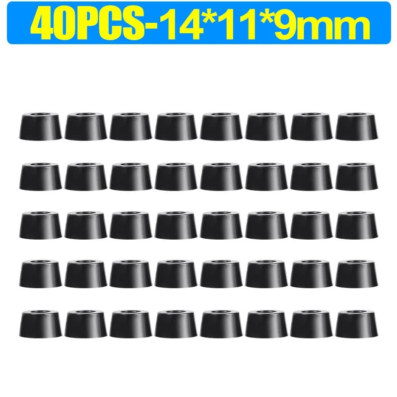 8/80Pcs Rubber Pads Floor Protectors Non - slip Cutting Board Furniture Bumper Gasket Table Chair Leg Cover Furniture Hardware Mat - PCWLDASHRES