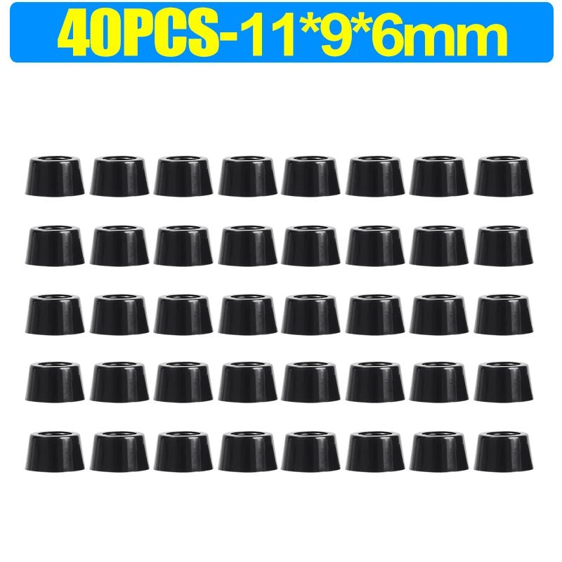 8/80Pcs Rubber Pads Floor Protectors Non - slip Cutting Board Furniture Bumper Gasket Table Chair Leg Cover Furniture Hardware Mat - PCWLDASHRES