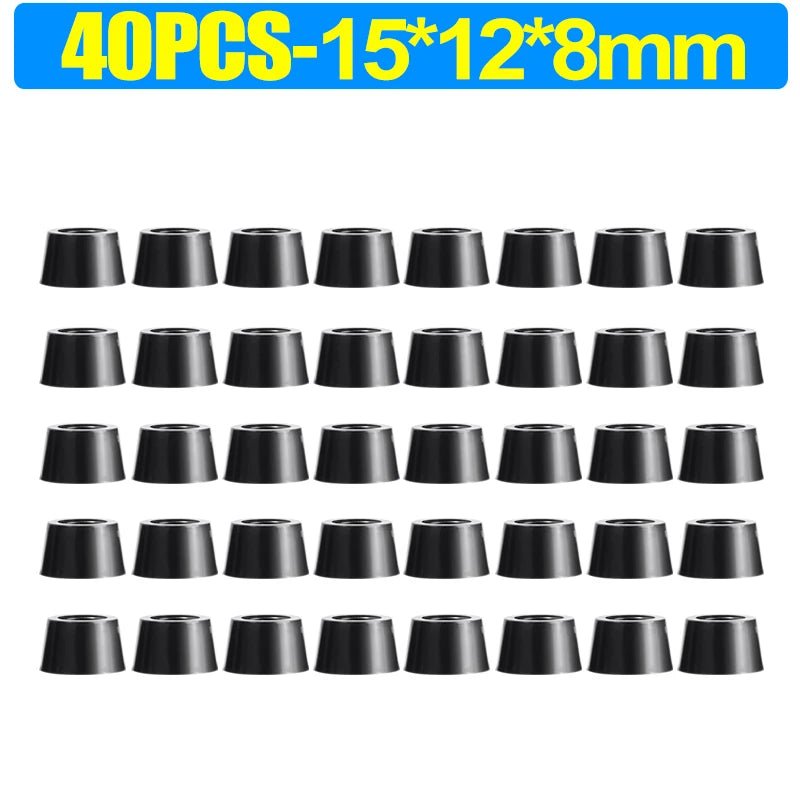 8/80Pcs Rubber Pads Floor Protectors Non - slip Cutting Board Furniture Bumper Gasket Table Chair Leg Cover Furniture Hardware Mat - PCWLDASHRES