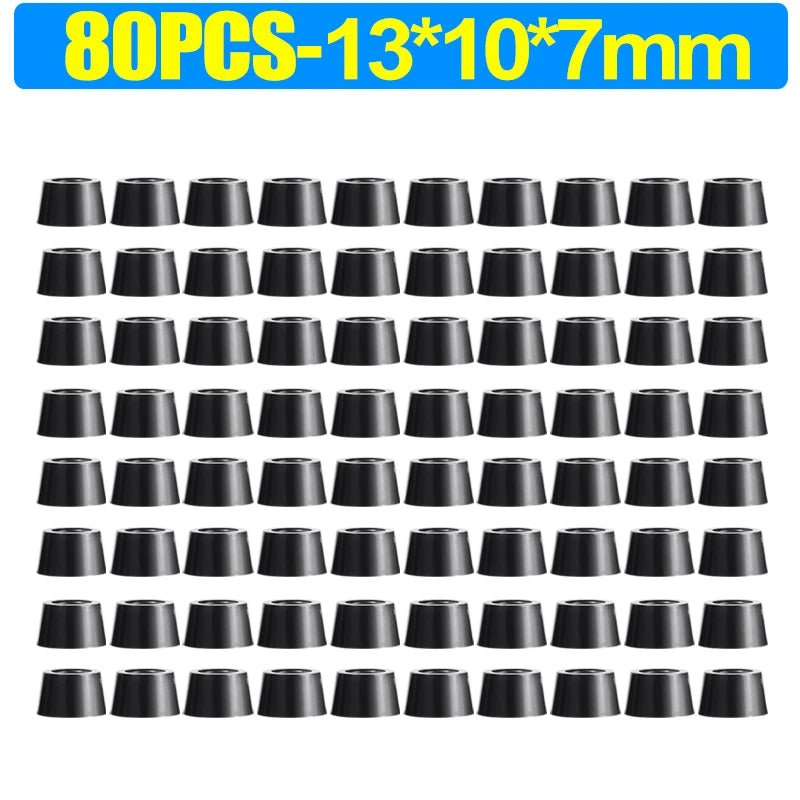 8/80Pcs Rubber Pads Floor Protectors Non - slip Cutting Board Furniture Bumper Gasket Table Chair Leg Cover Furniture Hardware Mat - PCWLDASHRES