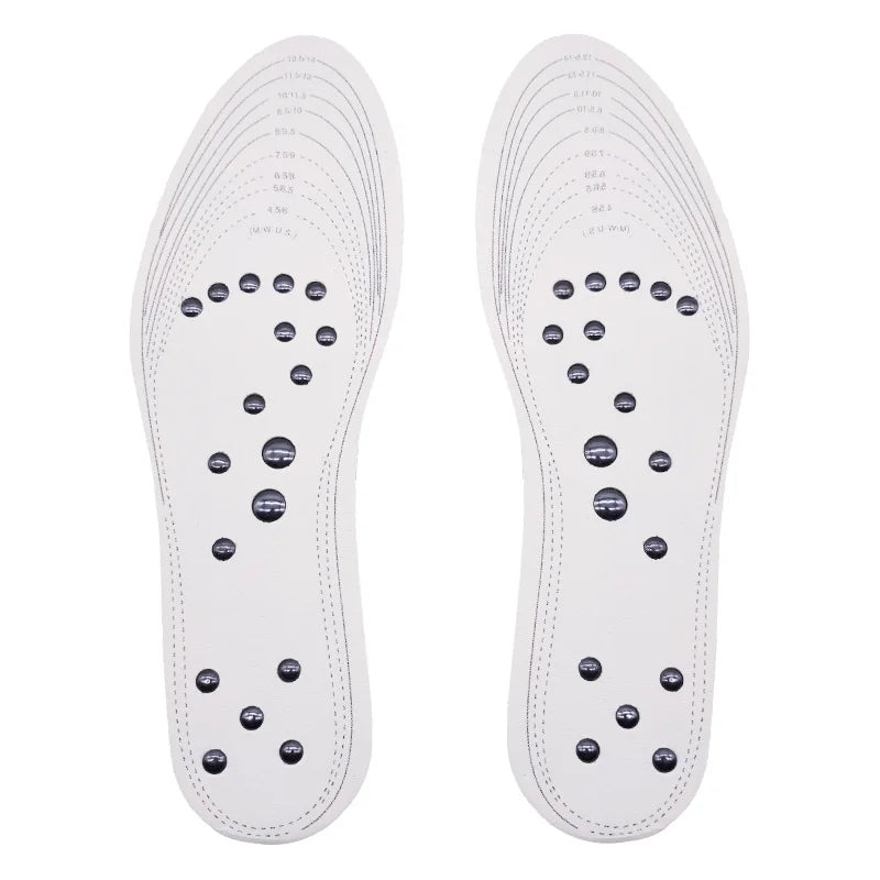 18 magnets Unisex Magnetic Therapy Massage Insoles Foot Acupressure Shoe Pads Therapy Slimming Insoles for Weight Loss