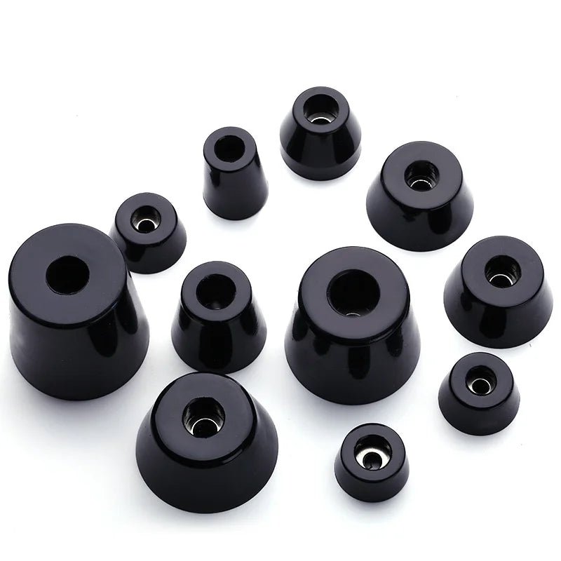 8pcs Foot Pad Full Rubber Tips Table Box Speaker Furniture Leg Shock Stand Absorber Non - slip With Gasket - PCWLDASHRES