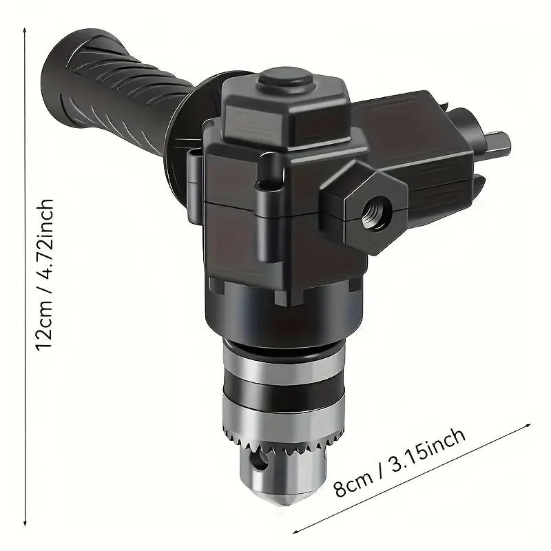 90 Degree Angle Drill Power Tool Set with Multi Function Electric Screwdriver and Corner Adapter - PCWLDASHRES