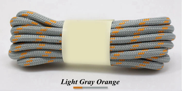 1Pair Outdoor Shoelaces Sports Round Shoes Lace Hiking Slip Rope Laces Sneakers Boots Shoelace 100/120/140/160cm Strings