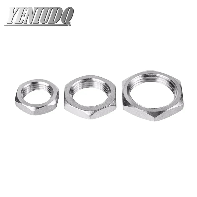 1pcs Pipe Fitting Stainless Steel ss 304 Hex Nuts HexNuts 1/8" 1/4" 3/8" 1/2" 3/4" 1" 1-1/4" 1-1/2" 2" 3" BSP Thread adapter