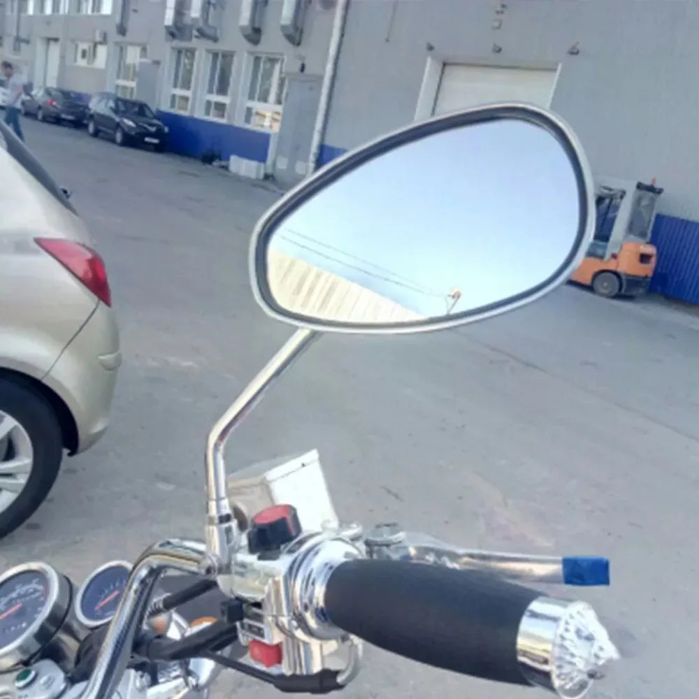1Pair For Honda Shadow Spirit 750 1100 VTX1300 VTX1800 Chrome Motorcycle Mirrors