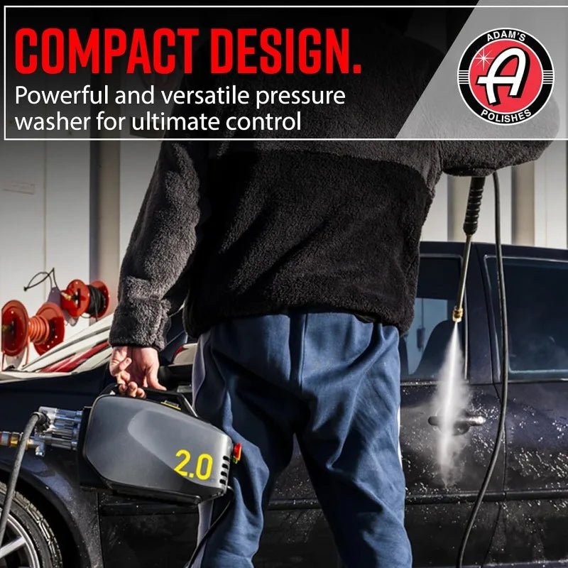 Active Pressure Washer 2.0 & Mega Foam Car Soap (5 Item) Powerful, Lightweight, Portable Electric Pressure Washer Sprayer - PCWLDASHRES