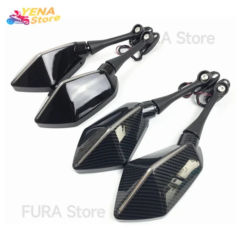 Adjustable rotating side mirror for motorcycles. Suitable for Honda CBR600RR, CBR1000RR from 2004 to 2007. Accessories. - PCWLDASHRES