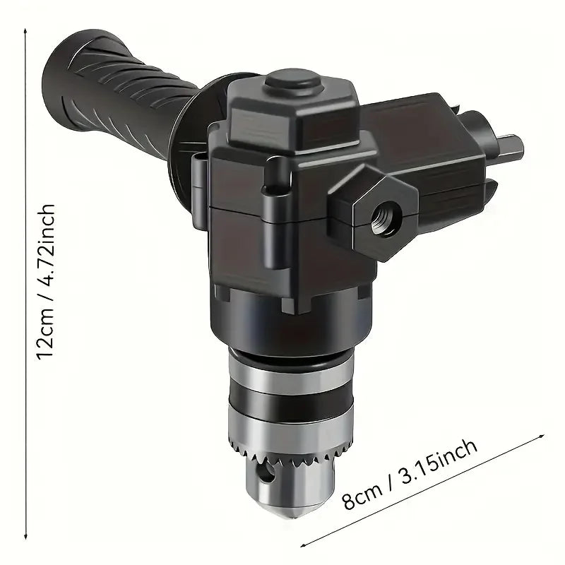 90 Degree Angle Drill Power Tool Set with Multi Function Electric Screwdriver and Corner Adapter
