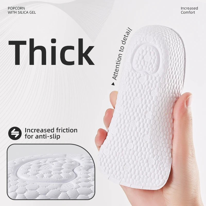 Arch Support Height Increase Insoles Half Pads Orthopedic Breathable Memory Foam 7 Points Lifts Shoe Pads Flat Feet Support - PCWLDASHRES