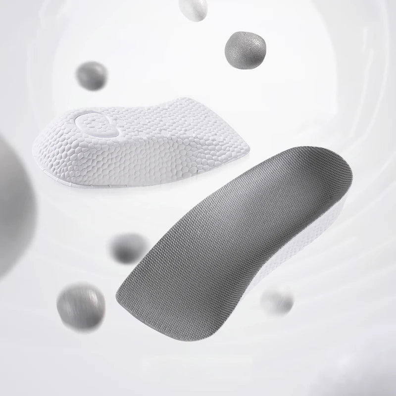 Arch Support Height Increase Insoles Half Pads Orthopedic Breathable Memory Foam 7 Points Lifts Shoe Pads Flat Feet Support - PCWLDASHRES