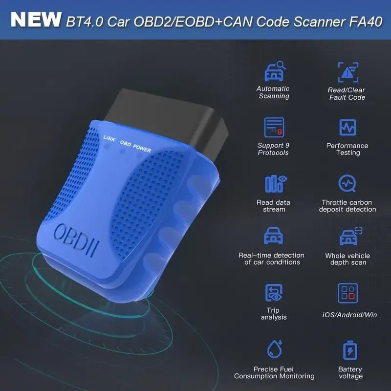 Automotive Diagnostic Tool V011 - 25K80 Chip for Accurate Fault Code Reading and Engine Troubleshooting - PCWLDASHRES