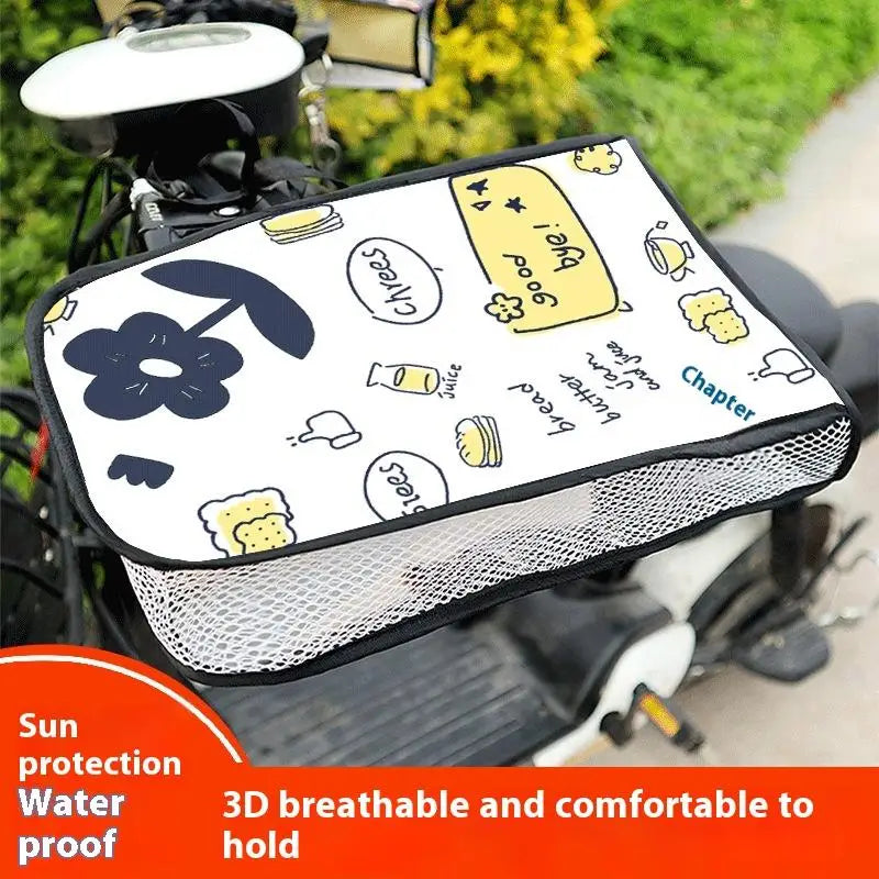 1 Pair Summer Sunscreen Heat Shading Gloves Electric Car Handlebar Cover Motorcycle Battery Car Hand Guard Cover