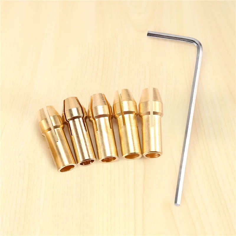 Classy-3 Sets 0.5-3Mm Brass Drill Chuck Small Electric Drill Bit Collet Fit For Dremel Rotary Tools 3 Size -2.0Mm 2.35Mm 3.17Mm