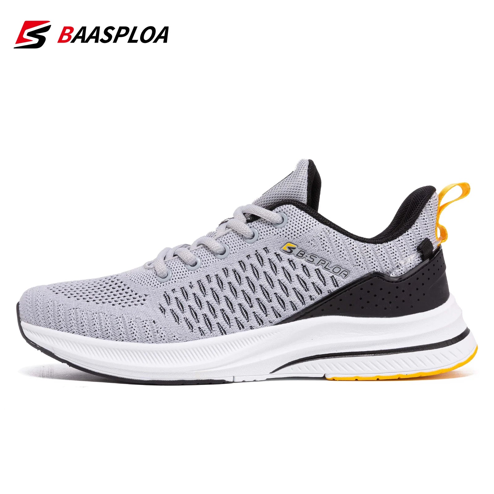 Baasploa Lightweight Running Shoes For Men New Men's Designer Mesh Casual Sneakers Lace - Up Male Outdoor Sports Tennis Shoes - PCWLDASHRES