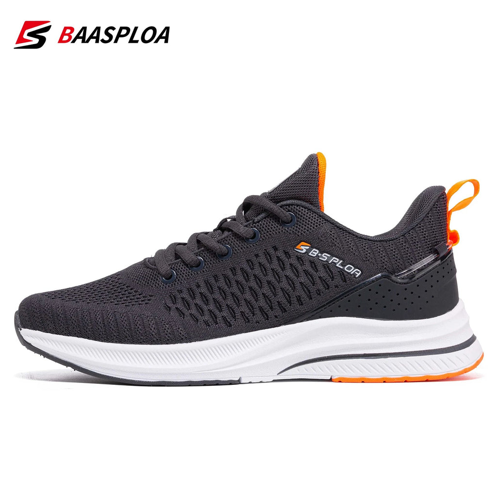 Baasploa Lightweight Running Shoes For Men New Men's Designer Mesh Casual Sneakers Lace - Up Male Outdoor Sports Tennis Shoes - PCWLDASHRES