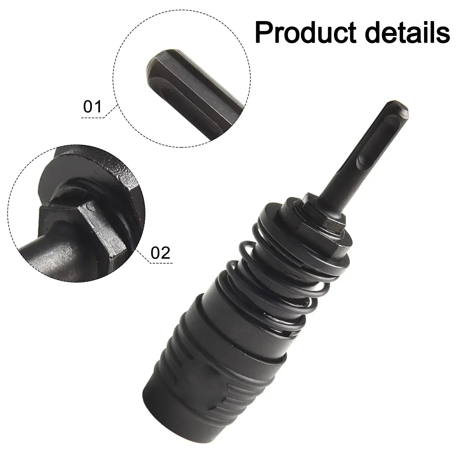 1pc SDS Plus To SDS Max Adapter For Hammer Drill For SDS-Plus Socket Chisel Hammer Drill Chuck Adapter Converter Power Tools