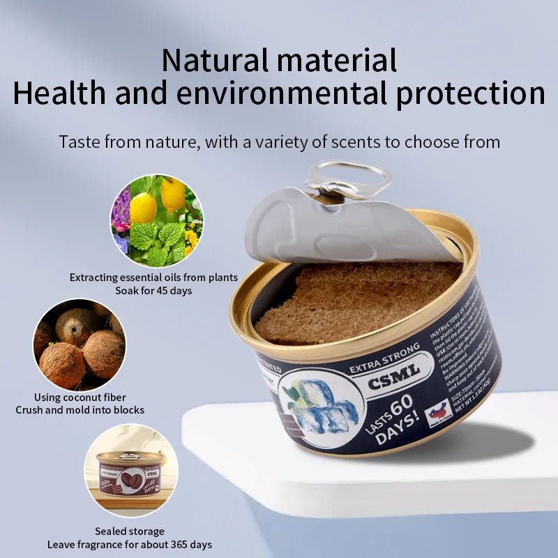 Best - selling Wooden Block Canned Car Aromatherapy, Car Fragrance Paste, Deodorizing Air Freshener, High - end Solid Perfume - PCWLDASHRES