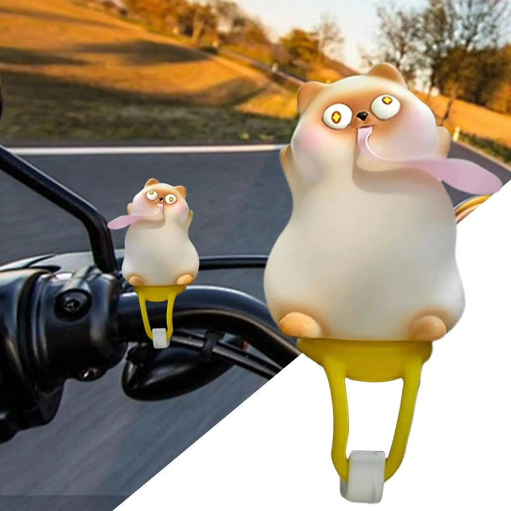 Bicycle Handlebar Ornament Cartoon Animal Electric Scooter Handlebar Decoration Accessory For Scooter Cycling Riding Kids - PCWLDASHRES