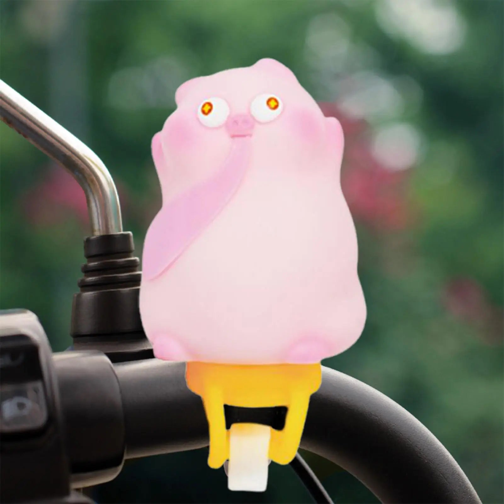 Bike Handlebar Figurine Cartoon Animal Ornament For Bike Handlebar Accessory For Scooter Cycling Riding Kids Outdoors Sports - PCWLDASHRES