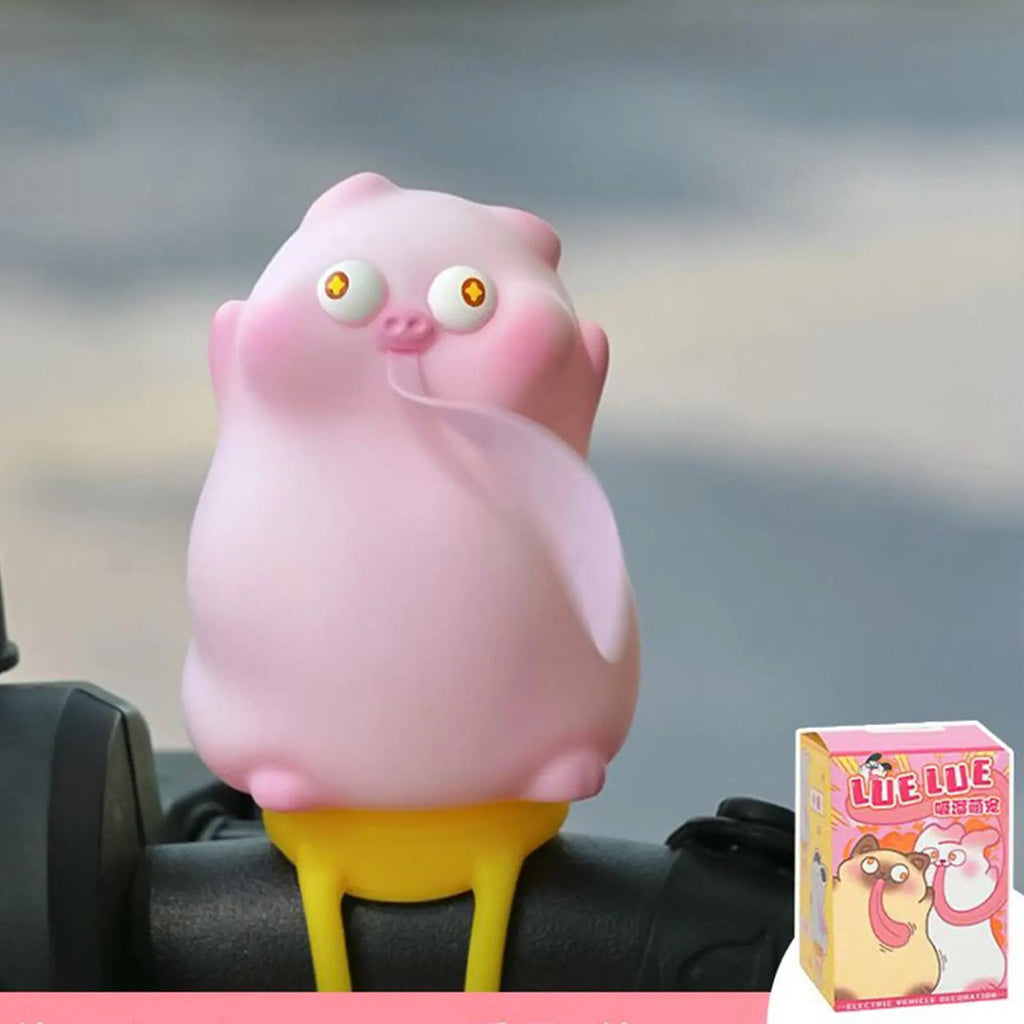 Bike Handlebar Figurine Cartoon Animal Ornament For Bike Handlebar Waterproof Cycling Accessory For Stem Kids Helmet Motor - PCWLDASHRES