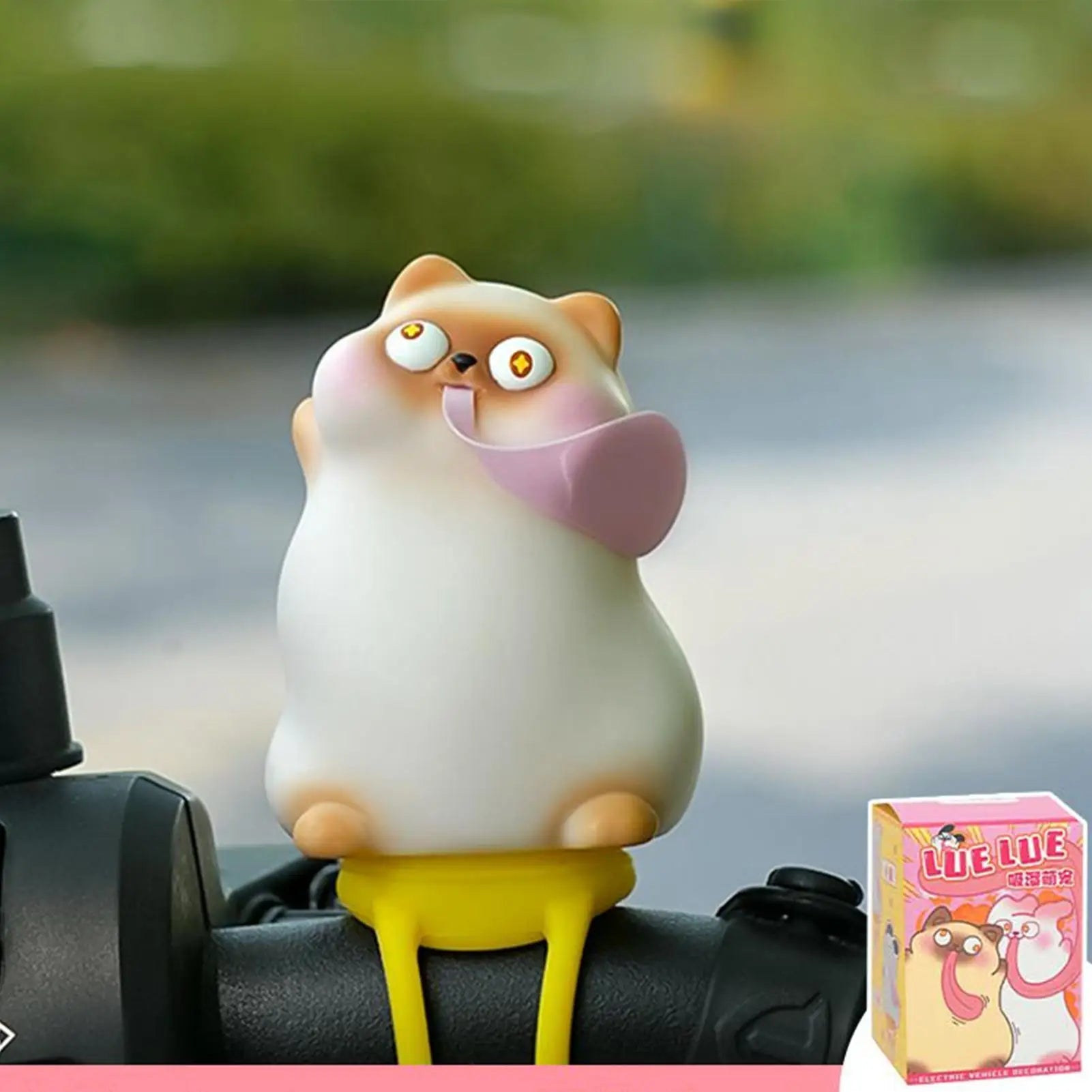 Bike Handlebar Figurine Cartoon Animal Ornament For Bike Handlebar Waterproof Cycling Accessory For Stem Kids Helmet Motor - PCWLDASHRES