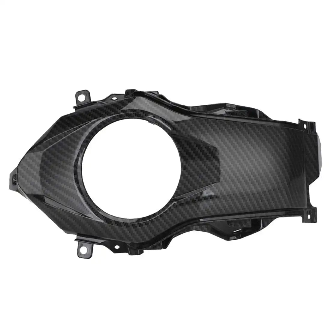 Black Carbon Fiber Texture Plastic Fuel Gas Tank Cap Cover Fairing Fit for Honda Grom 125 MSX125 2016 2017 2018 2019 2020 - PCWLDASHRES