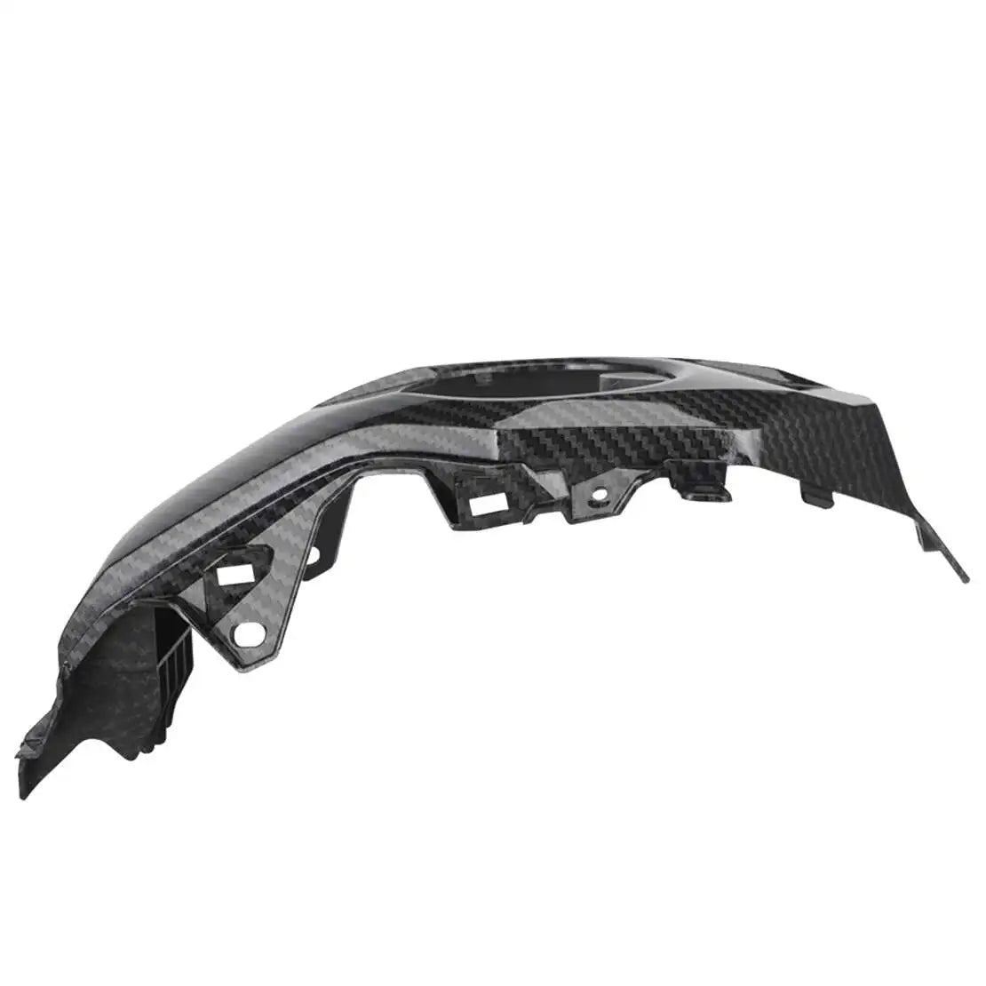 Black Carbon Fiber Texture Plastic Fuel Gas Tank Cap Cover Fairing Fit for Honda Grom 125 MSX125 2016 2017 2018 2019 2020 - PCWLDASHRES
