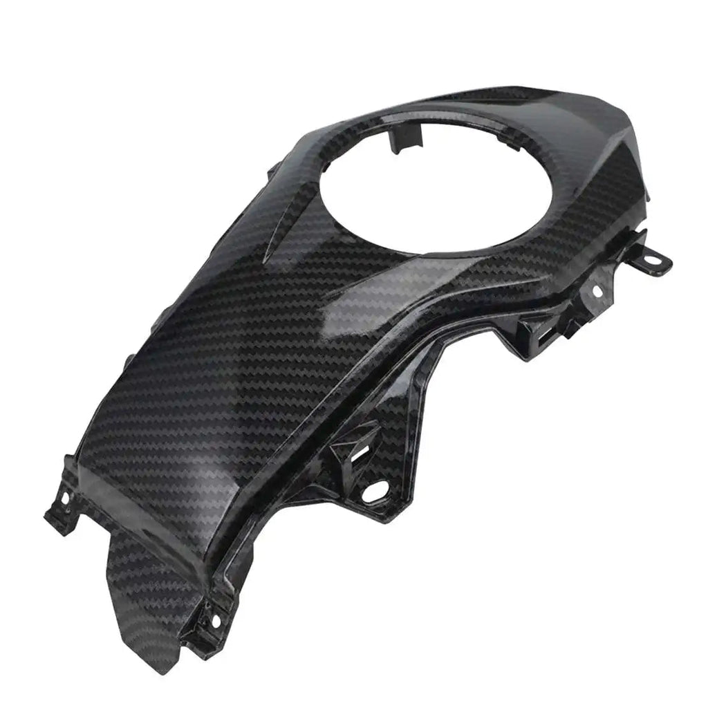 Black Carbon Fiber Texture Plastic Fuel Gas Tank Cap Cover Fairing Fit for Honda Grom 125 MSX125 2016 2017 2018 2019 2020 - PCWLDASHRES