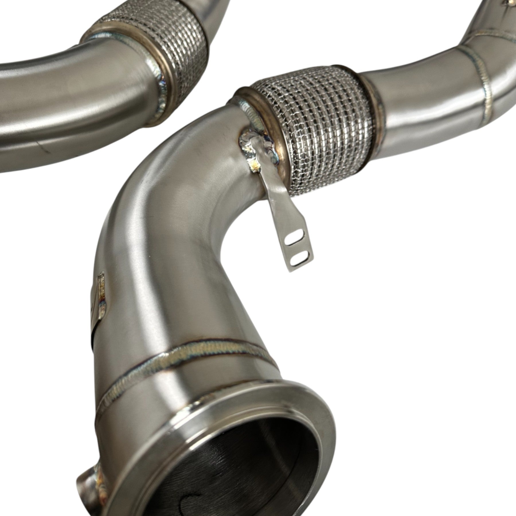 BMW N63R & N63B Catless Race Downpipes - M550i, 750i, M850i, X5, X6, X7 - PCWLDASHRES