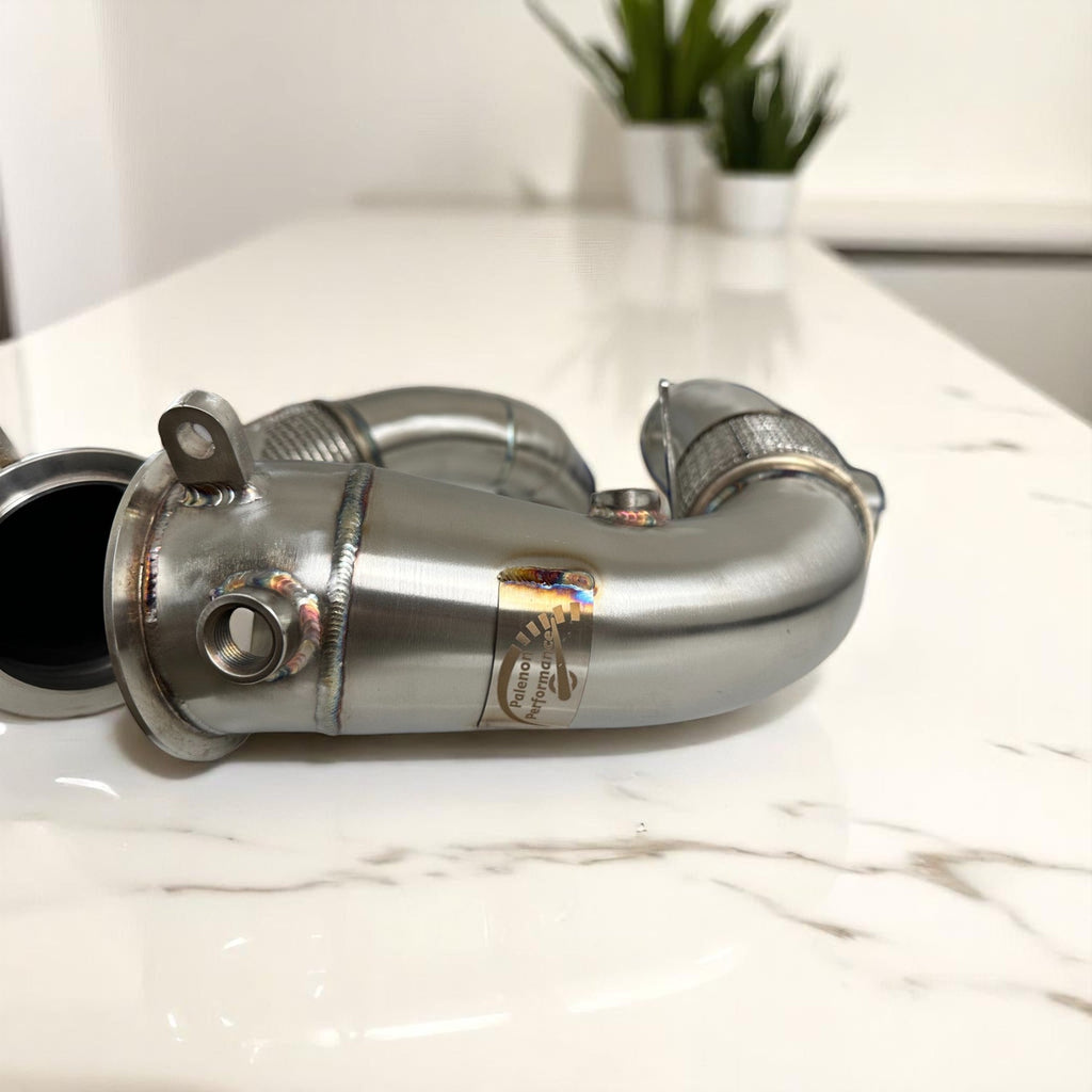 BMW N63R & N63B Catless Race Downpipes - M550i, 750i, M850i, X5, X6, X7 - PCWLDASHRES