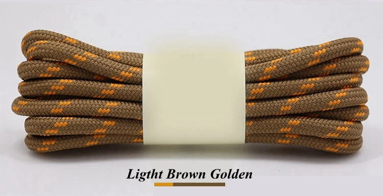 1Pair Outdoor Shoelaces Sports Round Shoes Lace Hiking Slip Rope Laces Sneakers Boots Shoelace 100/120/140/160cm Strings