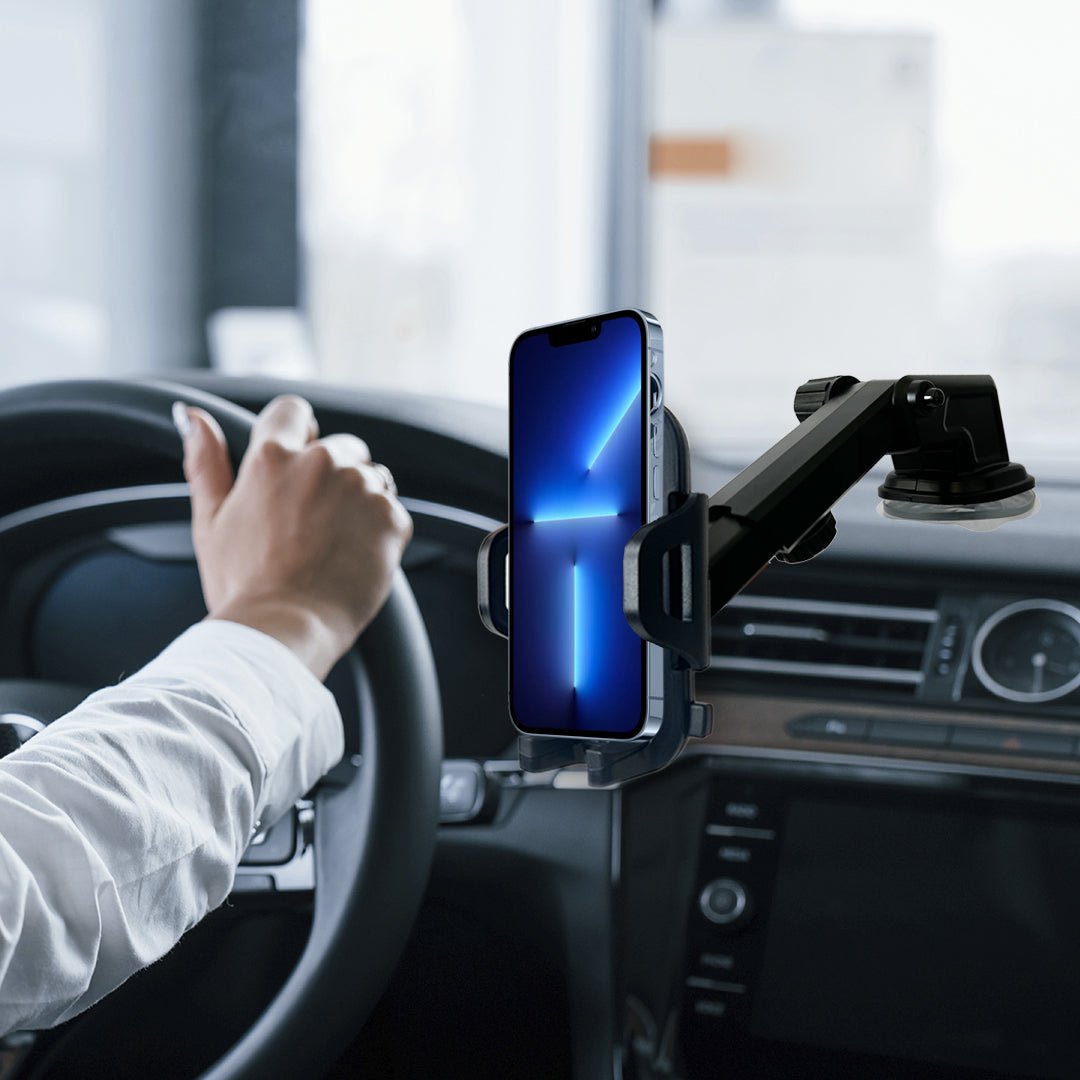 Car Phone Mount Holder with Adaptable Cradle Adjustable Long Neck - PCWLDASHRES