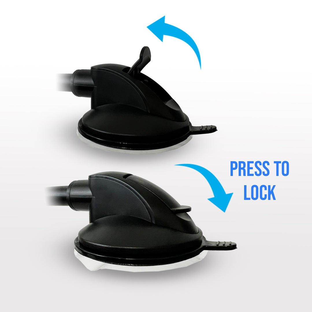 Car Phone Mount Holder with Long Neck Anti Shake Cradle - PCWLDASHRES