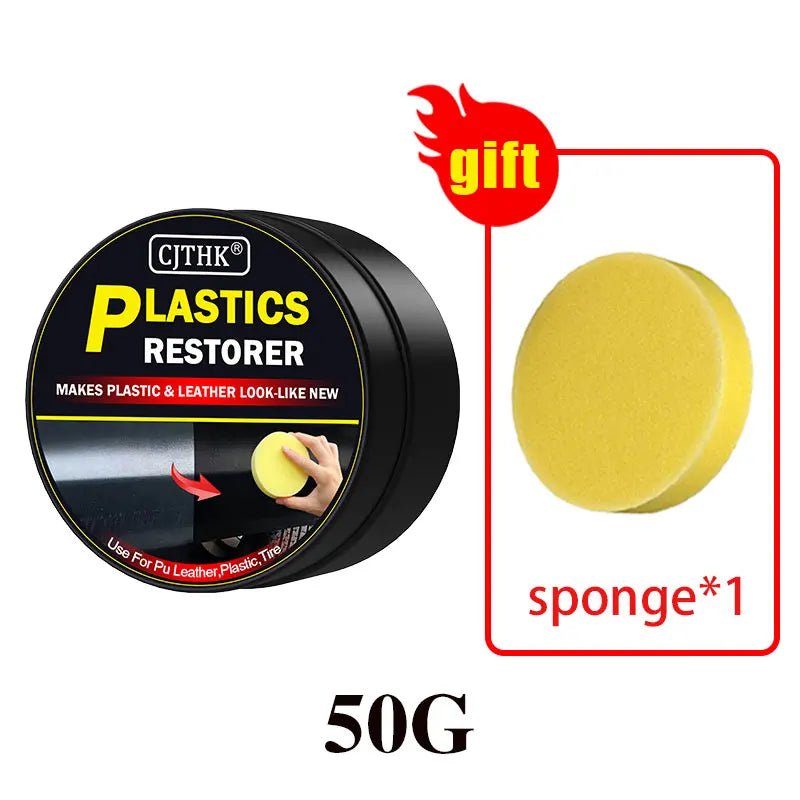 Car Plastic Restorer Back To Black Gloss Auto Interior Leather & Panel Renewal Wax Coating Agent Auto Polish And Repair Coating - PCWLDASHRES