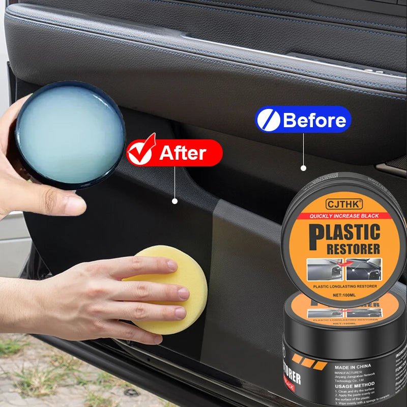 Car Plastic Restorer Back To Black Gloss Auto Interior Leather & Panel Renewal Wax Coating Agent Auto Polish And Repair Coating - PCWLDASHRES