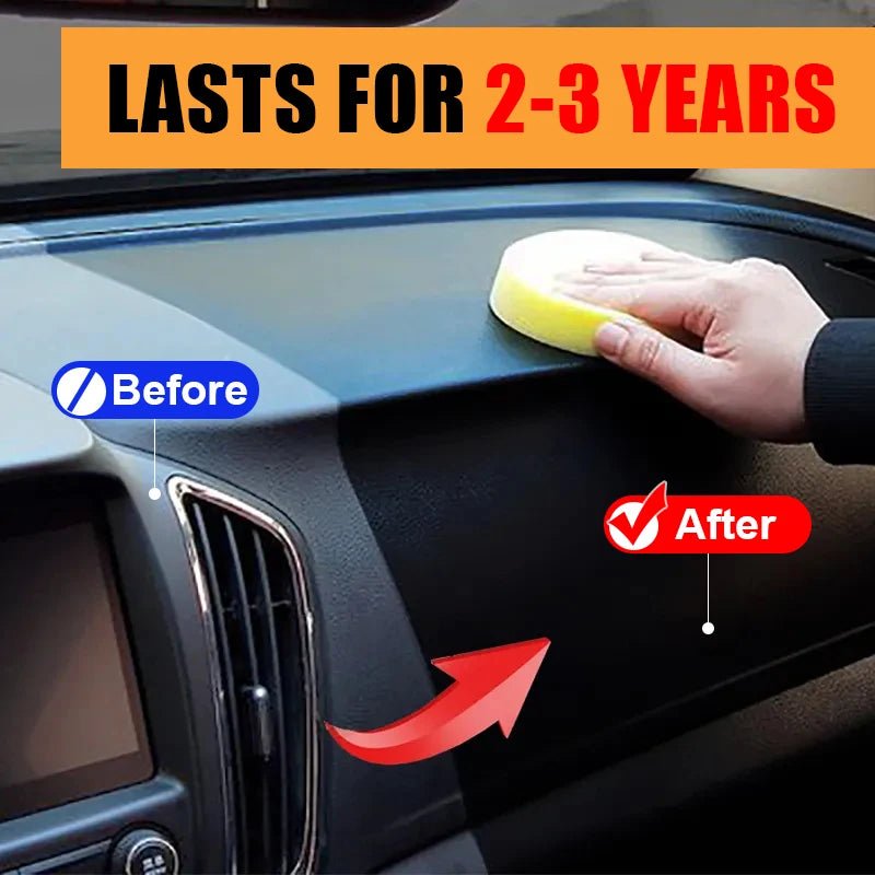 Car Plastic Restorer Back To Black Gloss Auto Interior Leather & Panel Renewal Wax Coating Agent Auto Polish And Repair Coating - PCWLDASHRES